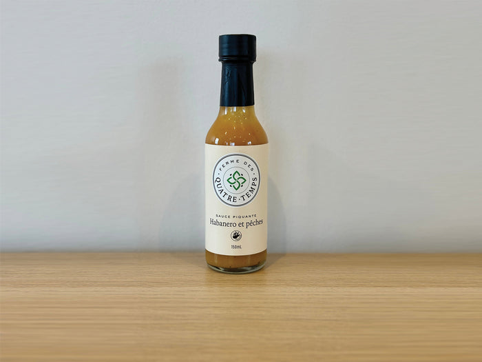 La Ferme des Quatre-Temps Sauce piquante habanero et pêches