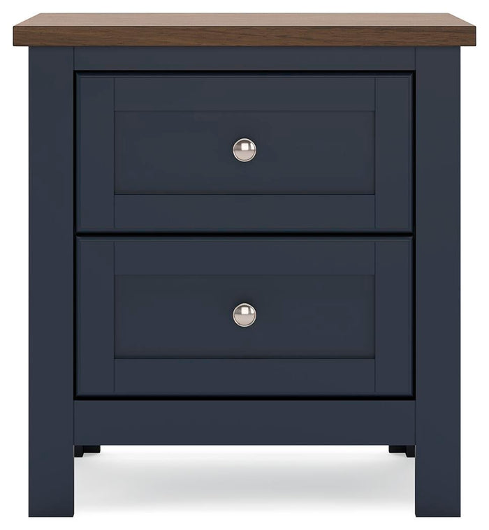 Landocken Two Drawer Night Stand