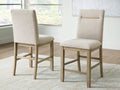 Lasinger Upholstered Barstool (2/CN)