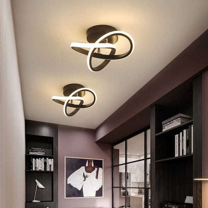 Lampa sufitowa LED z regulowaną jasnością – nowoczesny design do oświetlenia kuchni i sypialni 1