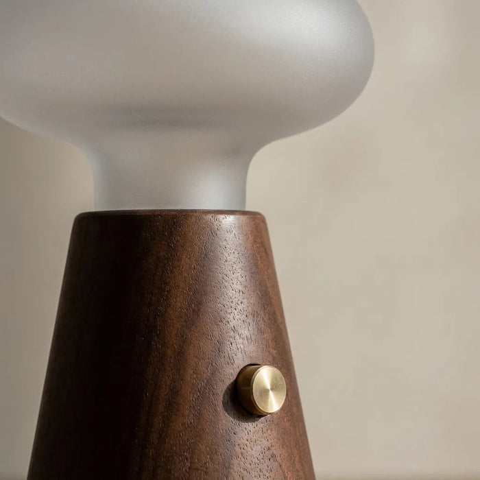 Lampa stołowa LED w kształcie chmurki z akrylowym kloszem, minimalistyczny design, moc 6 3