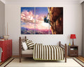 Legend of Zelda print on canvas Game art works kids room ready to hang