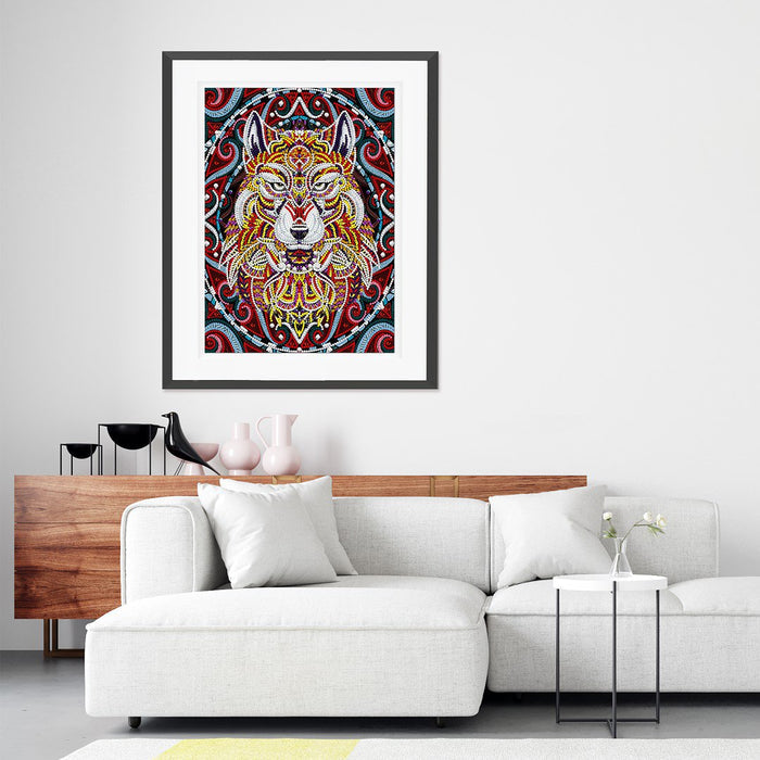 Luminous Alpha Wolf Special Diamond Painting