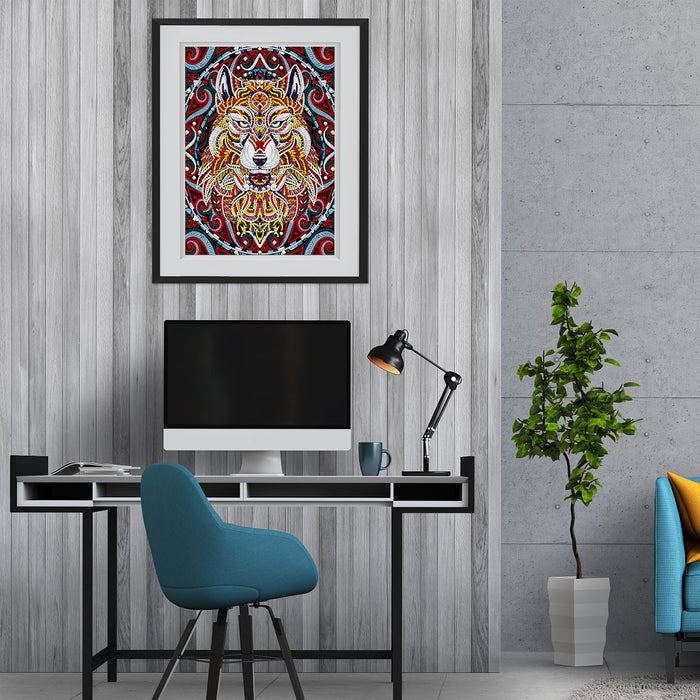 Luminous Alpha Wolf Special Diamond Painting