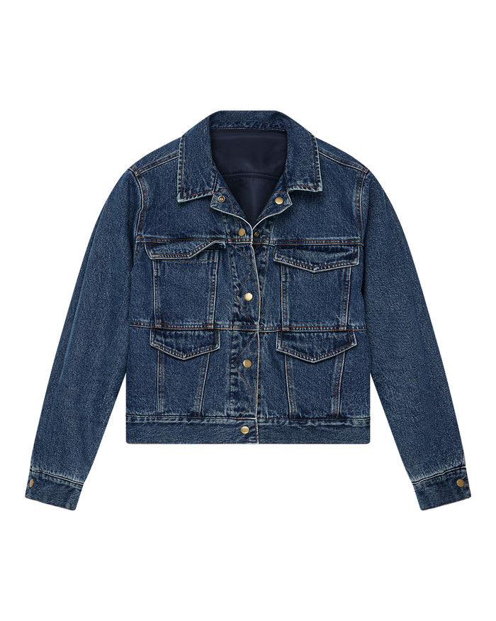 Marla Jacket - Pageant Blue, view 4|Flatlay