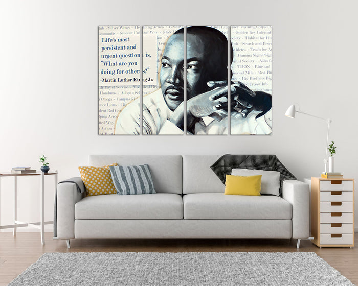 Martin Luther King print on canvas Quote gift office décor ready to hang