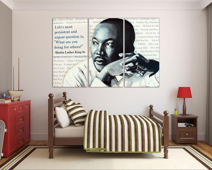Martin Luther King print on canvas Quote gift office décor ready to hang