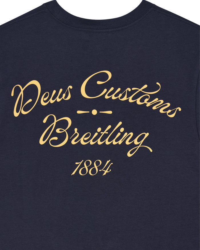 Meander Tee - Navy, view 4