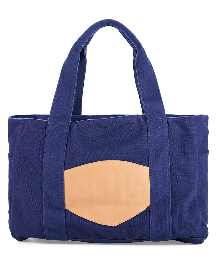 Mission Tote Bag - Navy, view 2|Flatlay