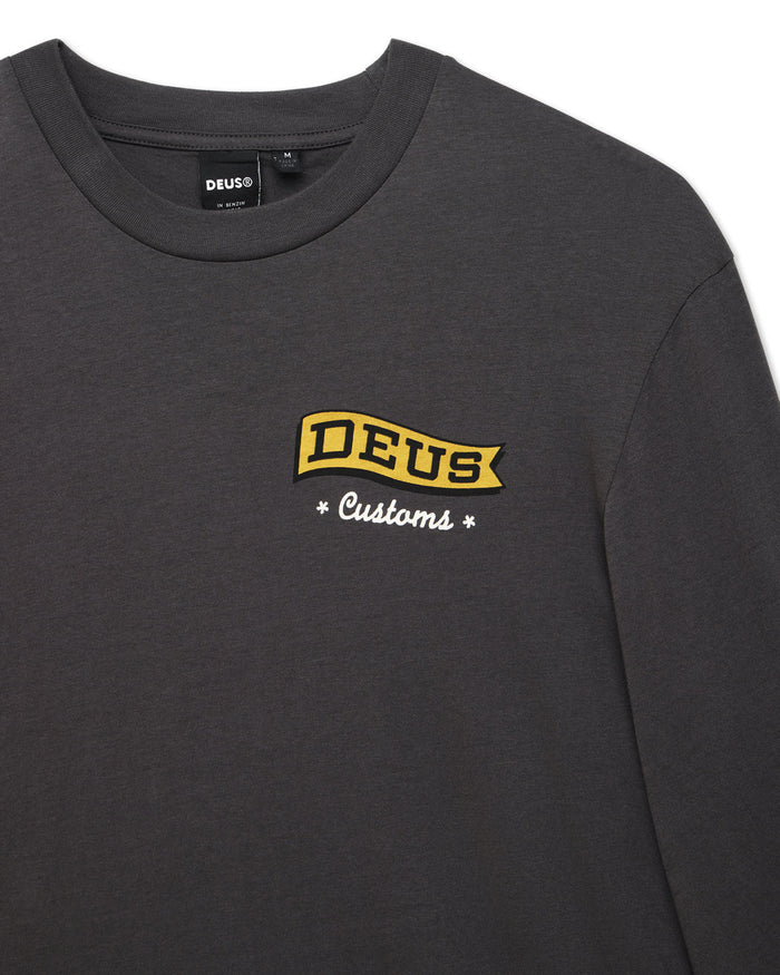 Momento Ls Tee - Anthracite, view 3