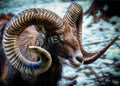 Mouflon Wild Sheep Paint by Diamonds