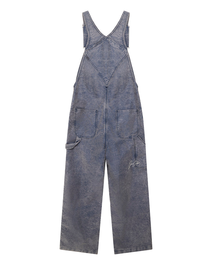 Mouton Overalls - Windward Blue, view 4|Flatlay