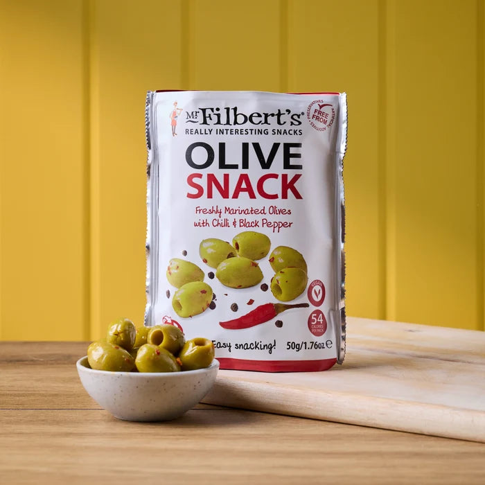 Mr. Filbert's Olive Snack Chilli & Black Pepper