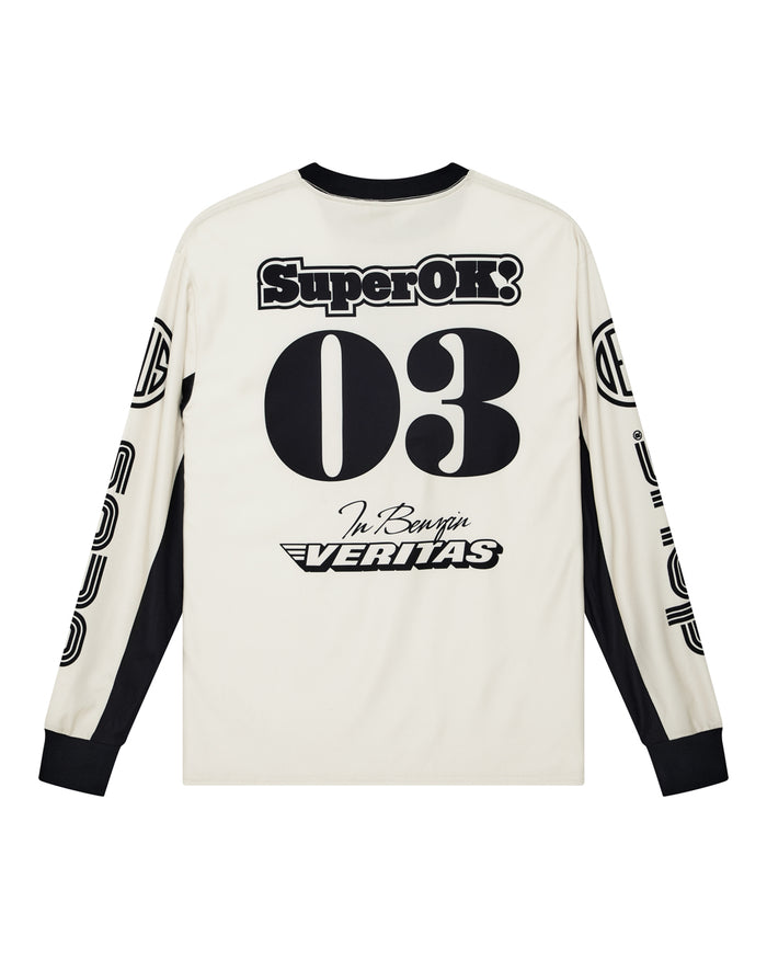 Off Road MX Jersey - Dirty White, view 2|Model