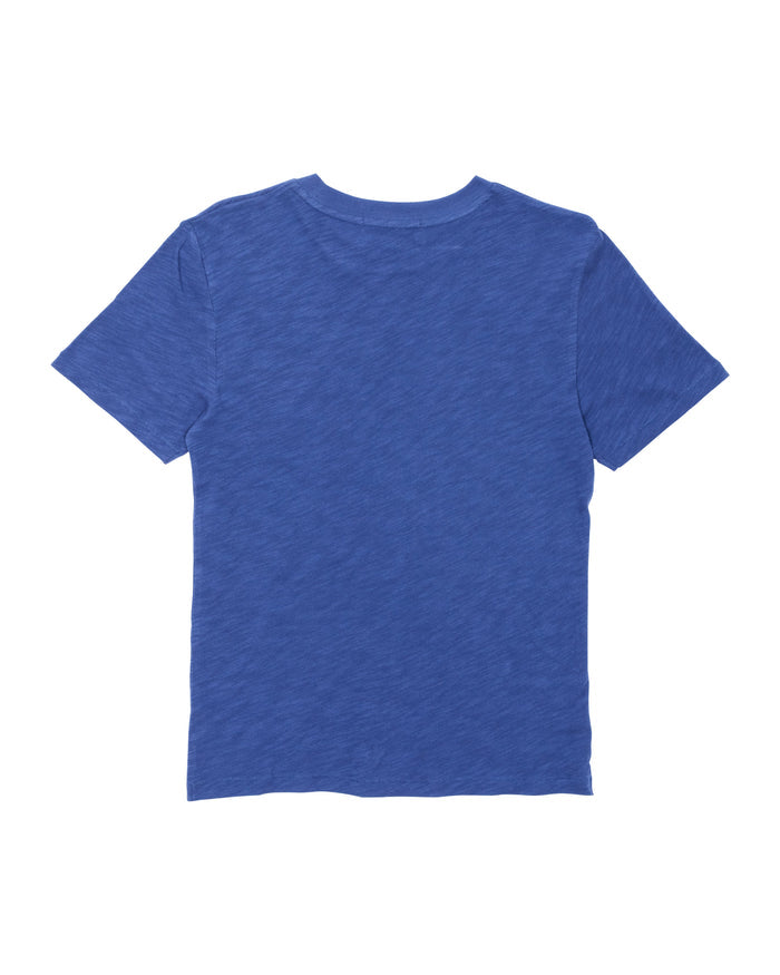 Old Mate Tee - Mechanic Blue, view 4|Flatlay