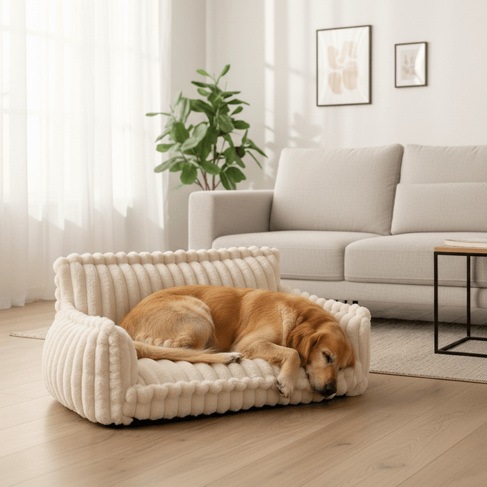 Ortopedyczna Sofa Dla Psa Z Pianki Memory, Pluszowa, Rozkładana, Antypoślizgowa, Zdejmowane Pokrycie 0
