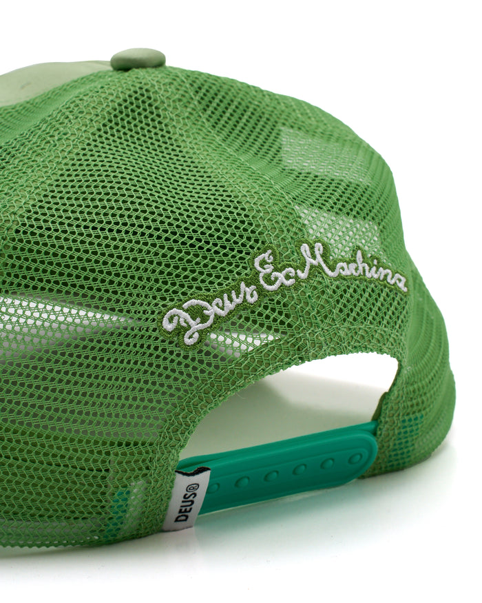 Paris Shield Trucker Cap - Vinyard Green, view 4