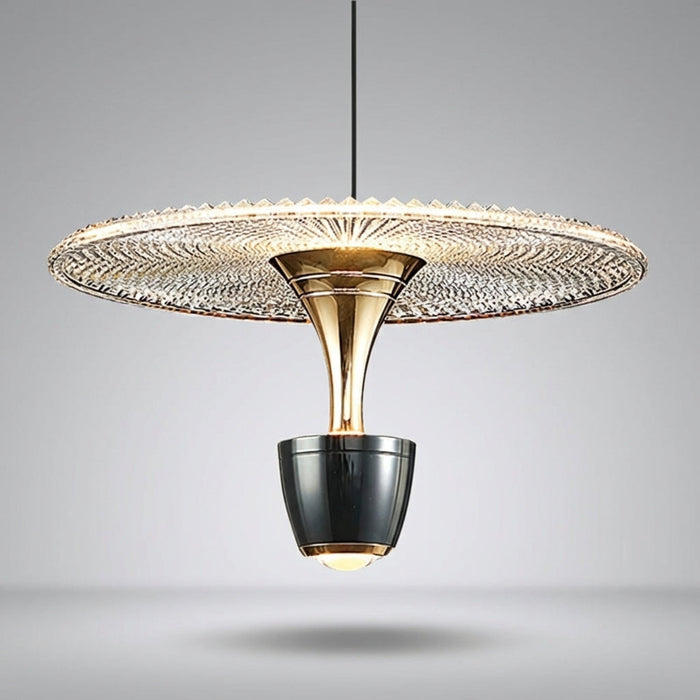 Lampa wisząca o nowoczesnym minimalistycznym designie, idealna do salonu, z równomiernym oświetlen 2