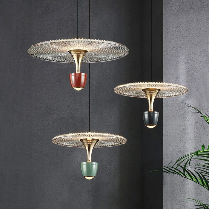 Lampa wisząca o nowoczesnym minimalistycznym designie, idealna do salonu, z równomiernym oświetlen 4