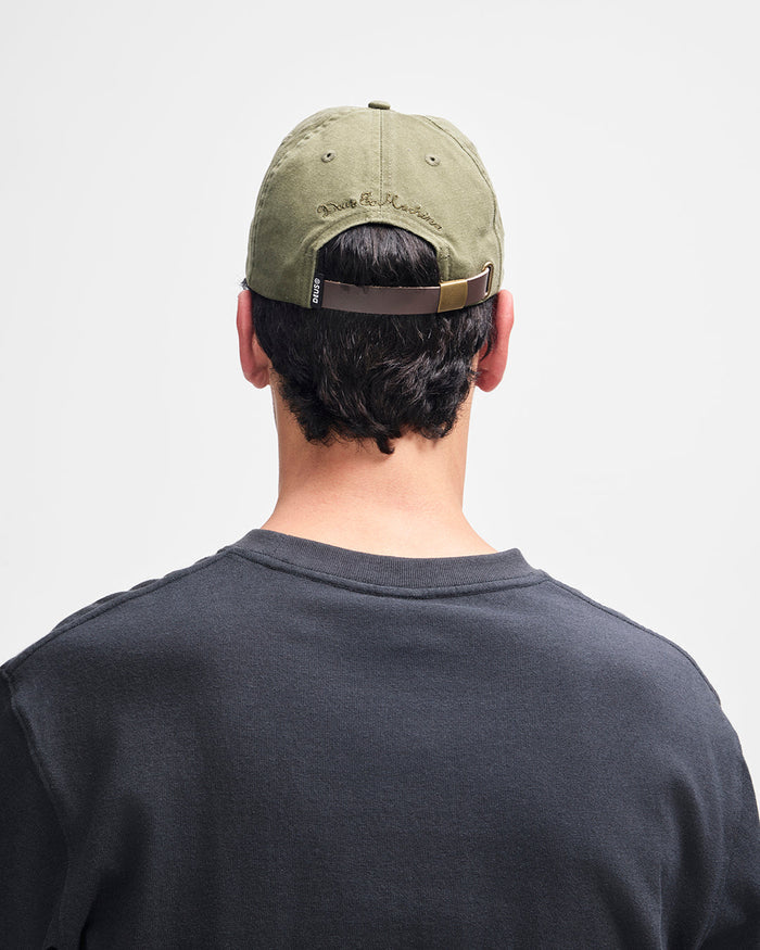 Pill Logo Dad Cap - Pine Green, view 2|Model