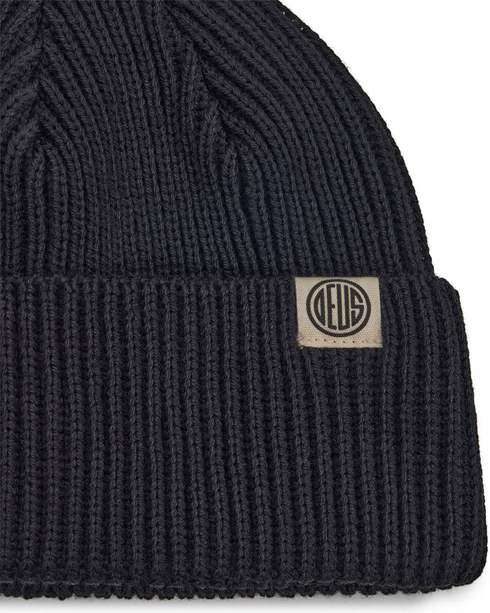 Pill Merino Beanie - Black, view 3