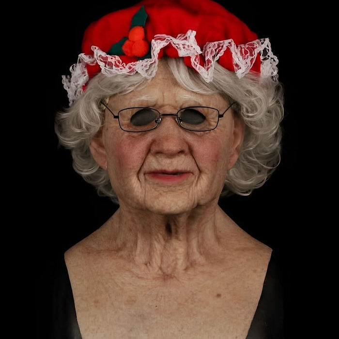 Grandma in a red hat