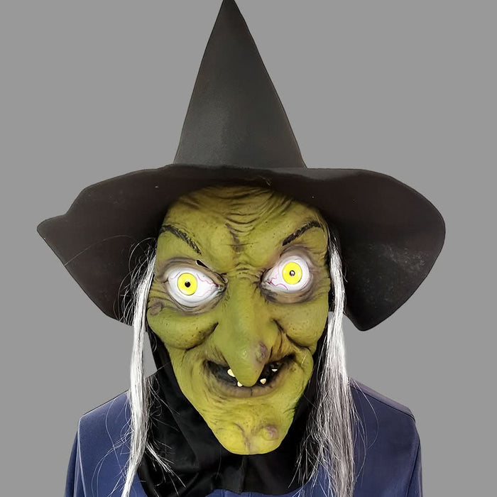 Witch with a yellow face