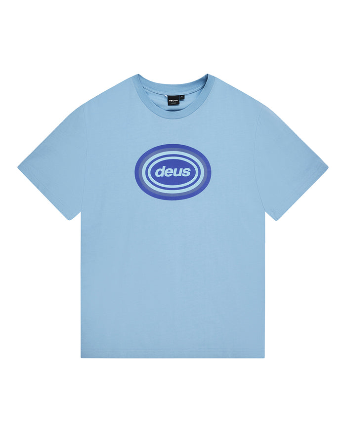Refuge Tee - Glacier Blue, view 3|Flatlay