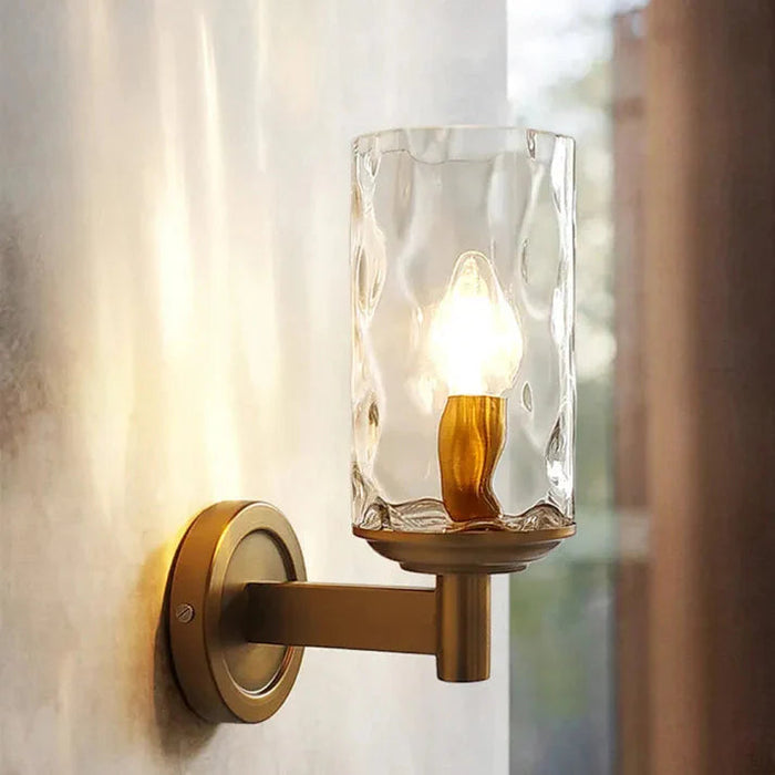Kinkiet Ścienny Retro Czarny z Szklanym Kloszem – Elegancka Lampa do Wnętrz, Idealna do Salonu i Sypialni 0