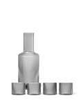 Ripple Low Glasses - Set of 4 & Carafe Gift Set - Smoked Grey