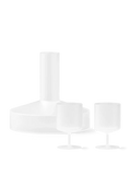 Ripple Wine Carafe & Wine Glasses - Set of 2 - Gift Set - Frosted