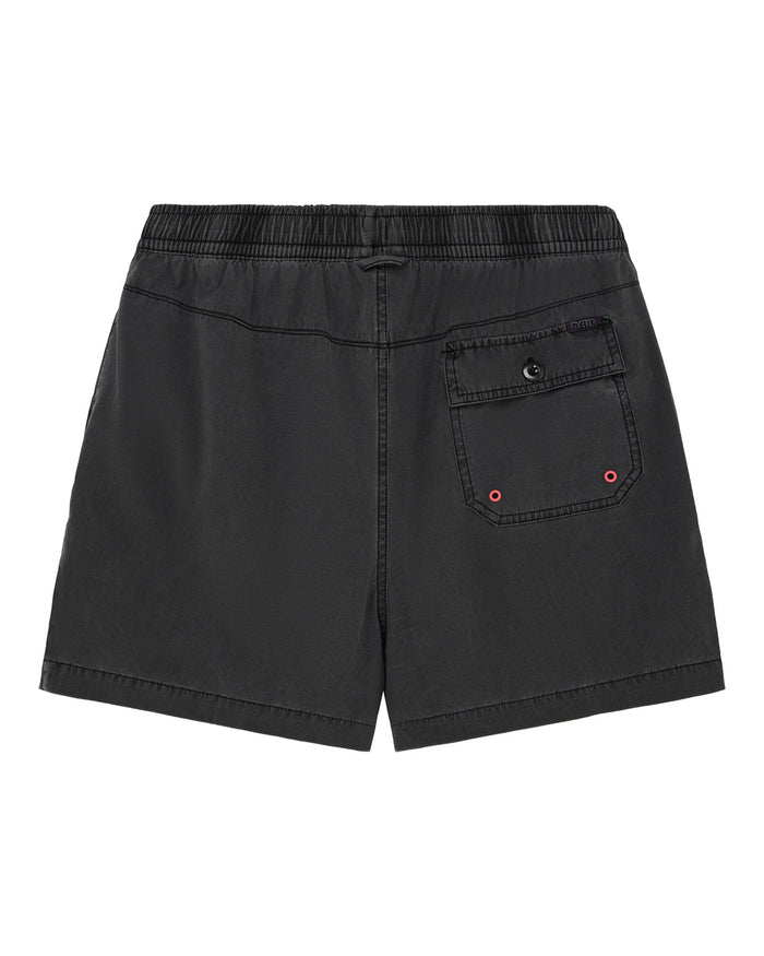 Sandbar Garment Dyed Mesh Short - Anthracite, view 4|Flatlay