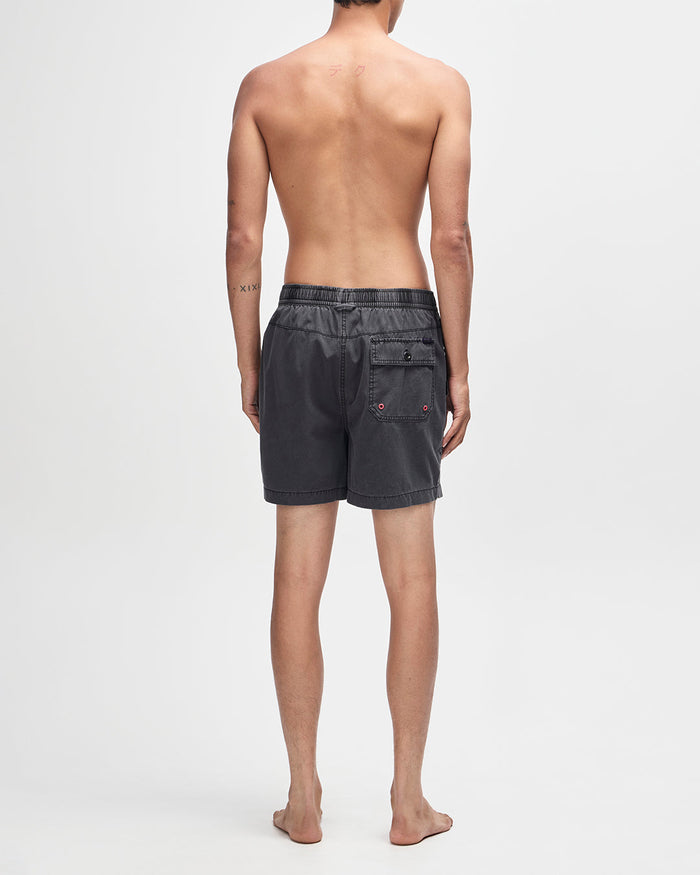 Sandbar Garment Dyed Mesh Short - Anthracite, view 6