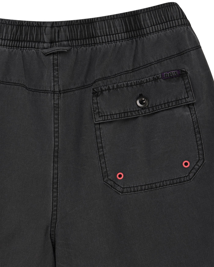 Sandbar Garment Dyed Mesh Short - Anthracite, view 8