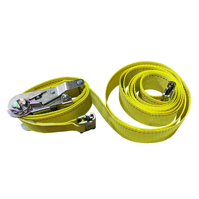 SB3407 - Tie Down Strap, 12'L x 2"W, 1,333 lb. Load Limit, Ratchet with Spring E-Track Ends