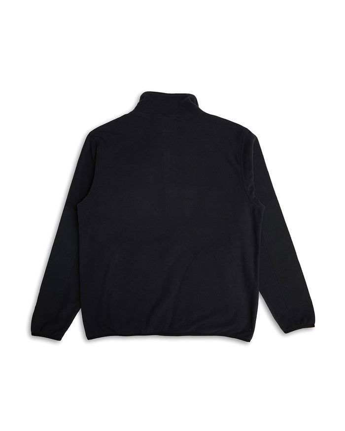 Section Zip Neck Fleece - Black, view 5|Flatlay