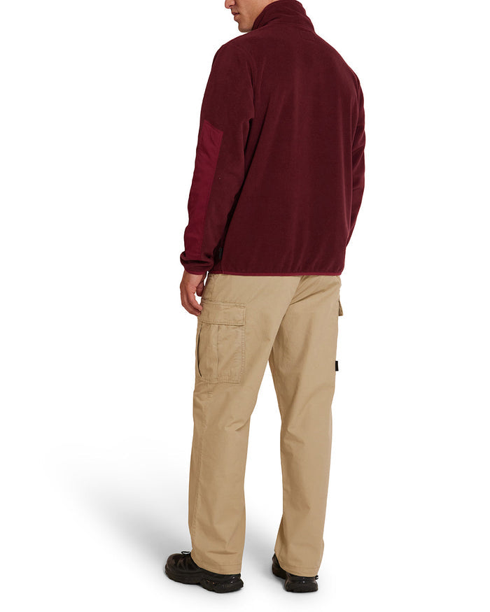 Section Zip Neck Fleece - Rhodo, view 5