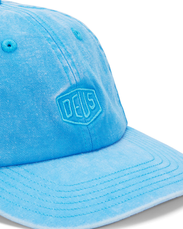 Shield Garment Dyed Dad Cap - Bonnie Blue, view 3