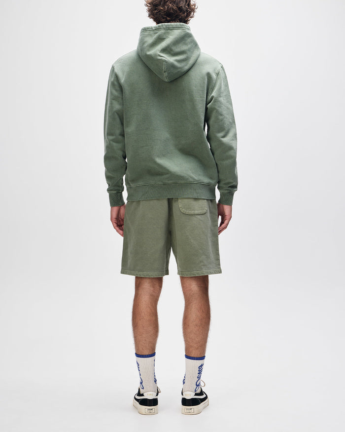 Shield Garment Dyed Hoodie - Cypress Green, view 6