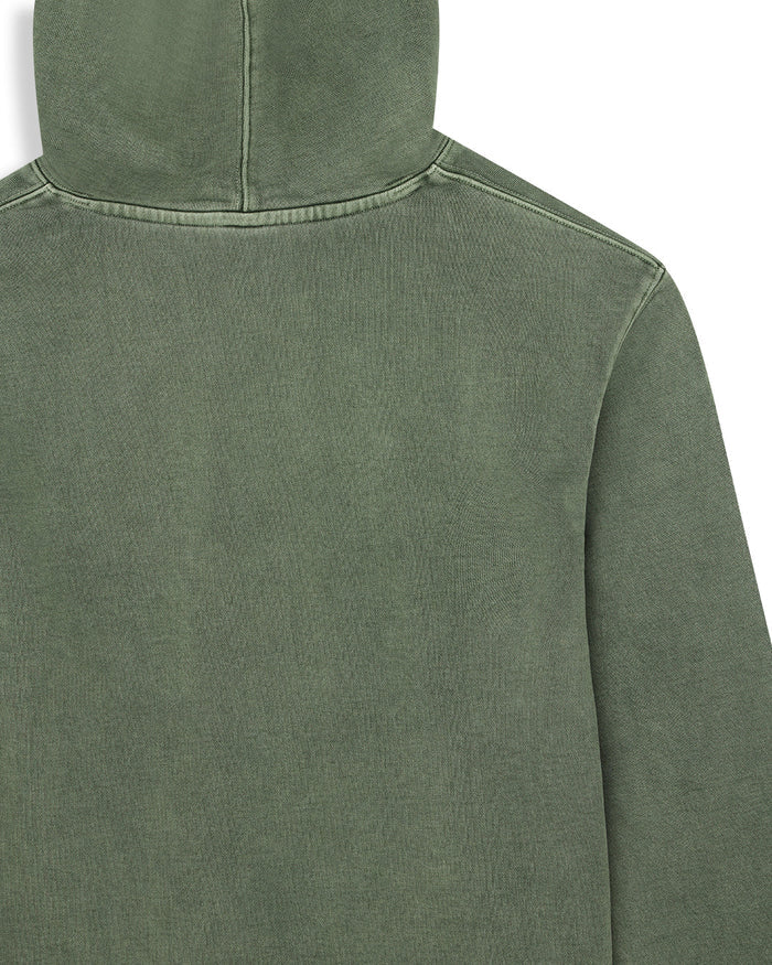 Shield Garment Dyed Hoodie - Cypress Green, view 8