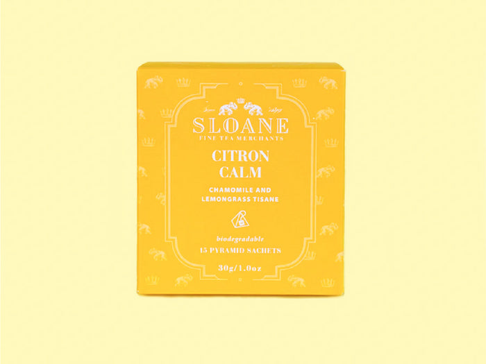 Sloane Fine Tea 15ct Sachet Box - Citron Calm