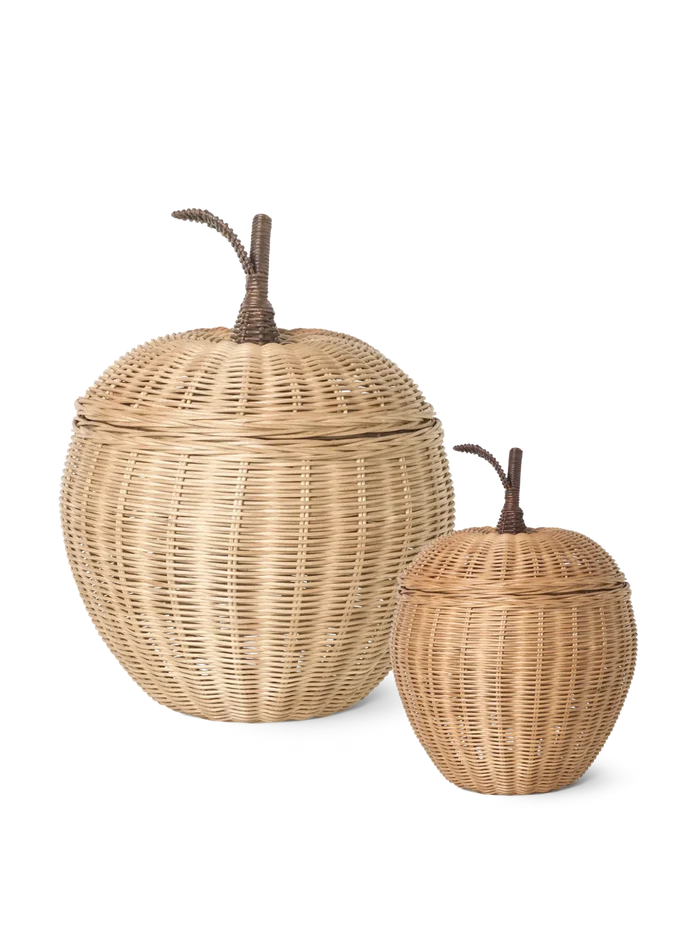 Small & Large Apple Braided Storage Gift Set