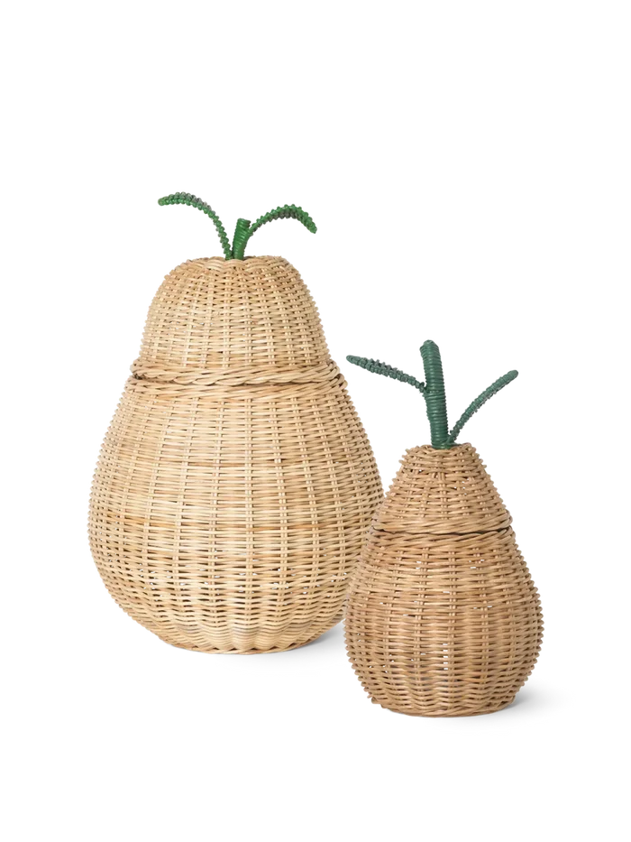 Small & Large Pear Braided Storage Gift Set
