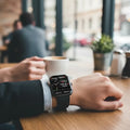 Smartwatch z monitorowaniem cukru i ciśnienia krwi, silikonowy pasek, funkcje fitness, Bluetooth, idealny do cod 0