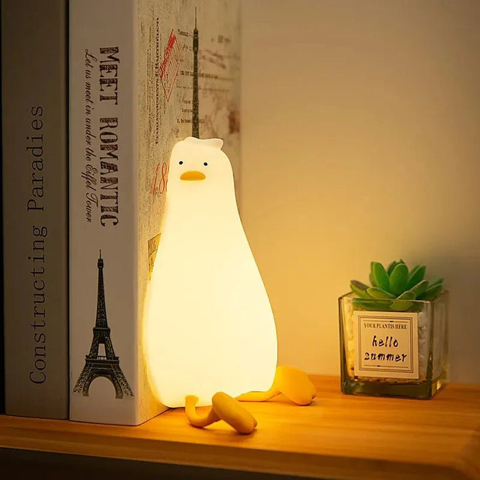 Miękka Lampka Nocna dla Dzieci z Regulowanym Oświetleniem – Bezprzewodowa Silikonowa Lampa Nocna do Sypialni 1