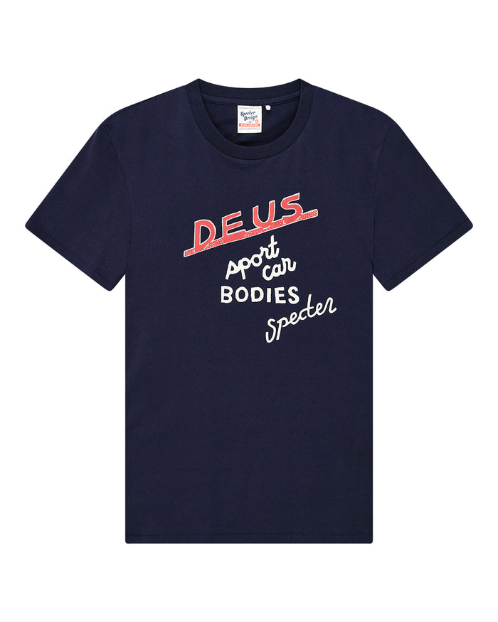 Specter Workshop Tee - Azure Navy, view 4
