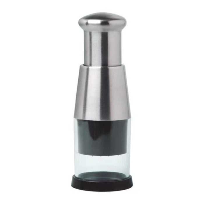 Stainless Steel Manual Kitchen Chopper (for garlic, ginger, herbs, nuts)