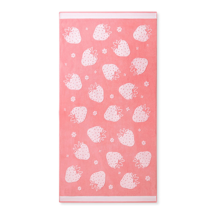 Strawberry Field - Kids Bath Towels