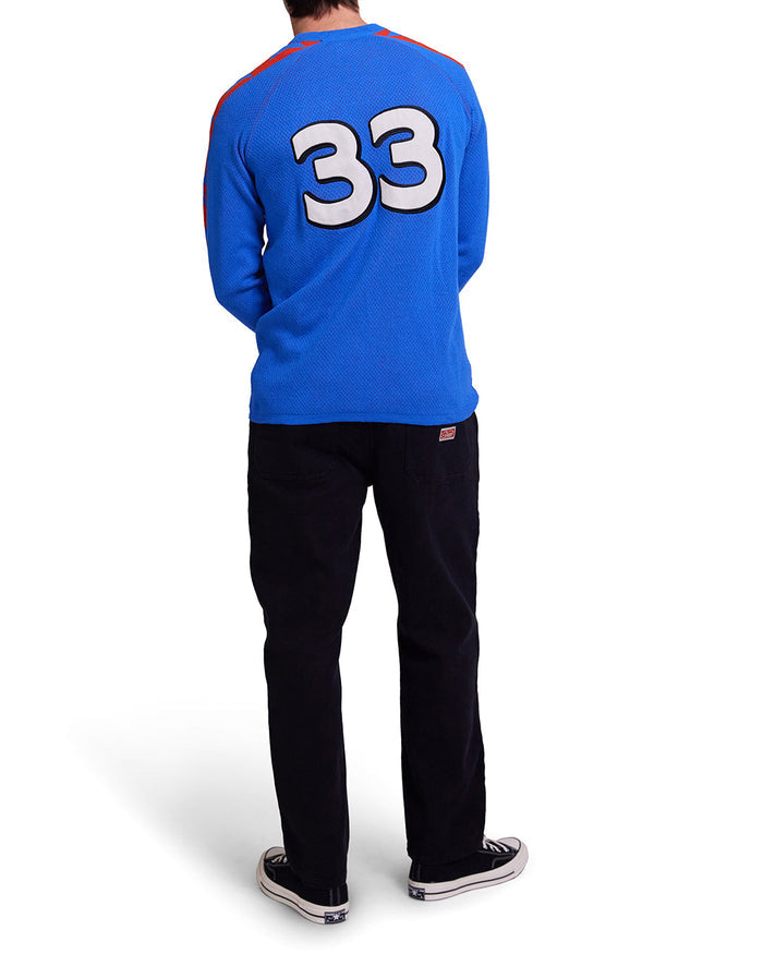 Super Nova Moto Knit - French Blue, view 2|Model