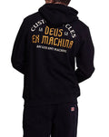 Supporter Zip Hoodie - Black, view 1|Model